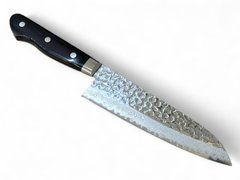 Нож кухонный Santoku 180 мм лезвие, VG10 Damascus-17 61HRC, HONMAMON (4573200716560)