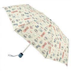 Парасолька жіноча механічна Fulton Stowaway-24 G701 Grey (Сірий)