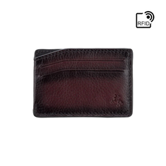 Картхолдер чоловічий шкіряний Visconti MT86 Luc (Burnish Burgundy) бордовий