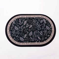 Килимок діатомітовий Botanic Oval 38*58 см універсальний HP-42-54, Черный