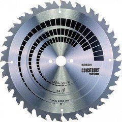 Пиляльний диск Bosch Construct Wood 350&times;3,2&times;30 мм, 24 ATB (2608640702)