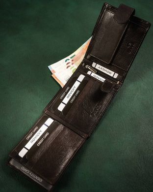 Кошелек мужской кожаный ROVICKY N992L-CMC-2646 коричневый