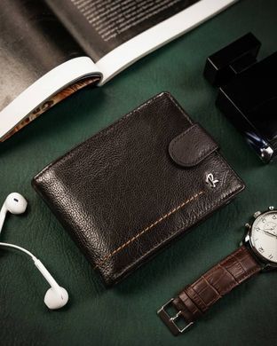 Кошелек мужской кожаный ROVICKY N992L-CMC-2646 коричневый