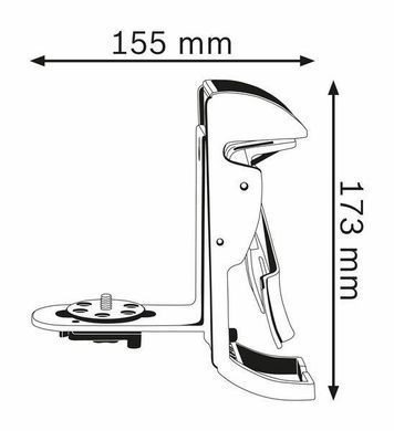 Универсальный держатель Bosch BM 3 Professional (0601015D00)