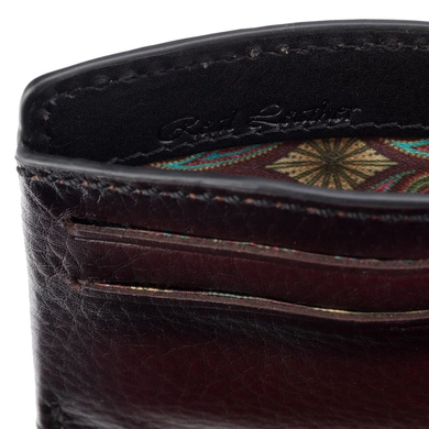 Картхолдер чоловічий шкіряний Visconti MT86 Luc (Burnish Burgundy) бордовий