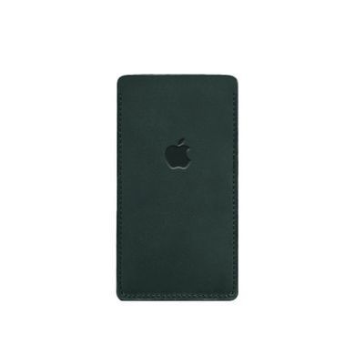 Кожаный чехол для iPhone 13 Зеленый Crazy Horse