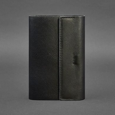 Кожаный блокнот софт-бук 7.0 черный Краст