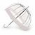 Парасолька-тростина жіноча механічна Fulton Birdcage-2 L042 White (Білий)