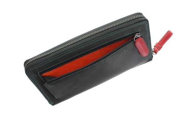Жіночий шкіряний гаманець-клатч Visconti SP33 Iris (Black Multi)