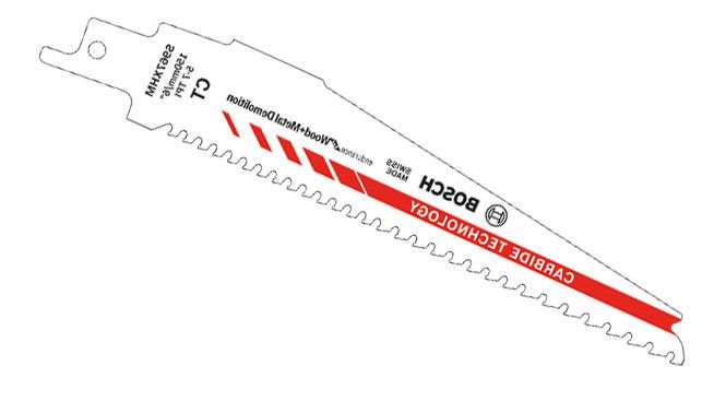 Твердосплавне сабельное пиляльне полотно Bosch S1167XHM Endurance for Wood+Metal Demolition 10 шт (2608653312)