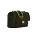 Жіноча шкіряна сумка-клатч Italian fabric bags 0144 dark green