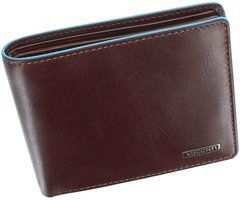 Кошелек мужской кожаный Visconti ALP85 Ozwald с RFID Italian Brown