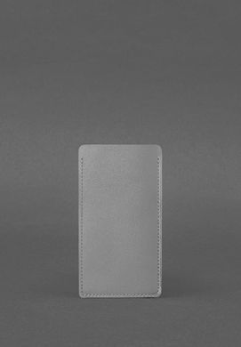 Кожаный чехол для iPhone 13 Серый