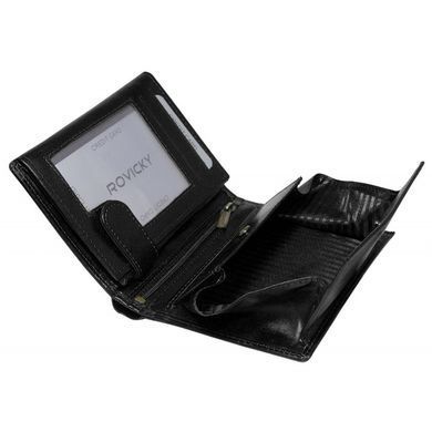 Кошелек мужской кожаный ROVICKY N62-RVTP-3050 черный