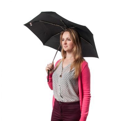 Парасоля механічна Fulton Miniflat-1 L339 - Black (Чорний)