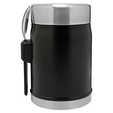 Термос пищевой с ложкой Stanley Legendary Classic 0.4 л Matte Black (6939236373210)