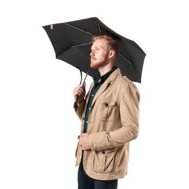 Парасоля механічна Fulton Miniflat-1 L339 - Black (Чорний)