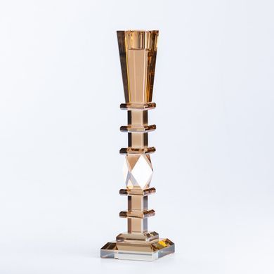Свічник скляний 27.5 (см) високий класичний HP36555L