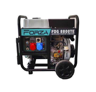 Генератор дизельний FORZA FDG8800TE 6.0/6.5 кВт 220/380В з електрозапуском