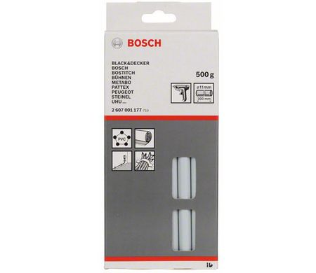 Клейові стрижні Bosch 200мм 500г (сірі)