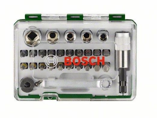 Набір біт Bosch 27 шт ключ трещітка