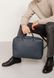 Кожаная деловая сумка Briefcase 2.0 синий Флотар