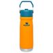 Термопляшка STANLEY GO ICEFLOW FLIP STRAW 0.65л SAFFRON (6939236382762)