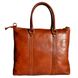 Мужская кожаная сумка-портфель 2121 Italian fabric bags cognac