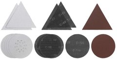 Einhell Набір шліф. паперу, 15 шт, 225 мм, круги і трикутники, до TE-DW 225 X, KWB