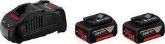 Базовый комплект из 2 GBA 18V 5.0 Ah + GAL 1880 CV Professional (1600A00B8J)