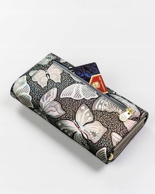 Гаманець жіночий шкіряний Peterson PTN 421077-ONBF GRAY (Сірий)