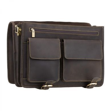 Портфель чоловічий шкіряний Visconti 16134 XL Hulk (Oil Brown) темно-коричневий