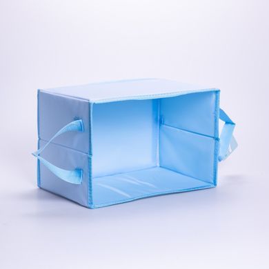Корзина для игрушек 30&times;20&times;20 (см) мягкая складная Синий HP-41-7BL