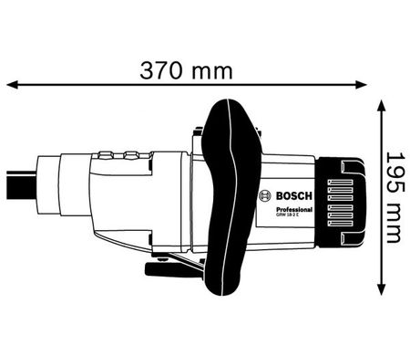 Міксер будівельний ручний Bosch GRW 18-2 E Professional (06011A8000)