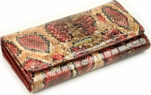 Кошелек женский кожаный LORENTI 1077-DR-6956 красный
