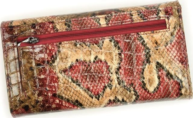Кошелек женский кожаный LORENTI 1077-DR-6956 красный