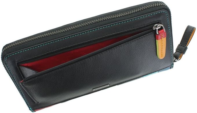 Гаманець жіночий шкіряний Visconti STR5 Corfu c RFID Black Multi