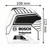 Лінійний лазерний нівелір Bosch GLL 2-10 Professional (0601063L00)