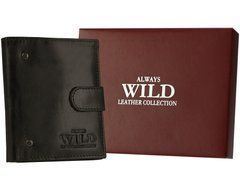 Гаманець чоловічий шкіряний Always Wild N20197L-VTK-N-RFID-4602 коричневий
