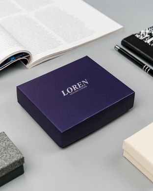 Кошелек женский кожаный LOREN N26-NYC-1373 синий