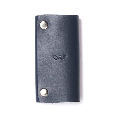 Шкіряна ключниця Key Keeper синя, Синий, Натуральна шкіра