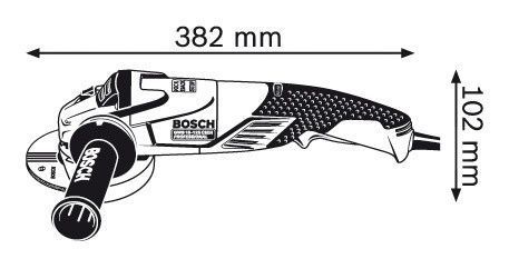 Угловая шлифмашина Bosch GWS 15-125 CIЕН V