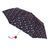 Парасолька жіноча механічна Fulton L354-041680 Minilite-2 синя Strawberry Garden