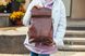 Жіночий коричневий рюкзак-трансформер з натуральної шкіри Tiding Bag - 28569