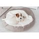 Лежак для собак і котів Lounge Silver 60х60х9см