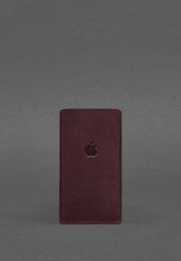 Шкіряний чохол для iPhone 13 Бордовий Crazy Horse, Бордовый