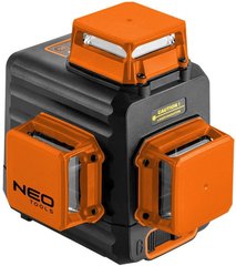 Neo Tools Нівелір лазерний, 3D, акум., Li-Ion, 20м, ± 0.03 мм/м, IP54, ЗП, кейс