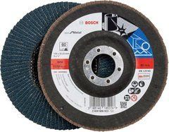 Пелюсточний шліфкруг Bosch Best for Metal, X571, 125&times;22,23 мм, К60 (2608606923)