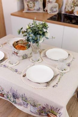 Гобеленовая скатерть на стол Provence 135х220 см