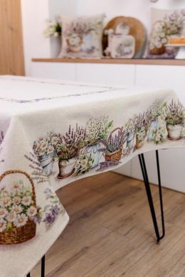 Гобеленовая скатерть на стол Provence 135х220 см